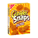 Nabisco  ginger snaps, made with real ginger & molasses Left Picture